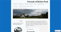 Desktop Screenshot of belairpark.org.uk