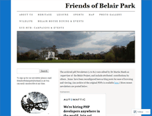 Tablet Screenshot of belairpark.org.uk